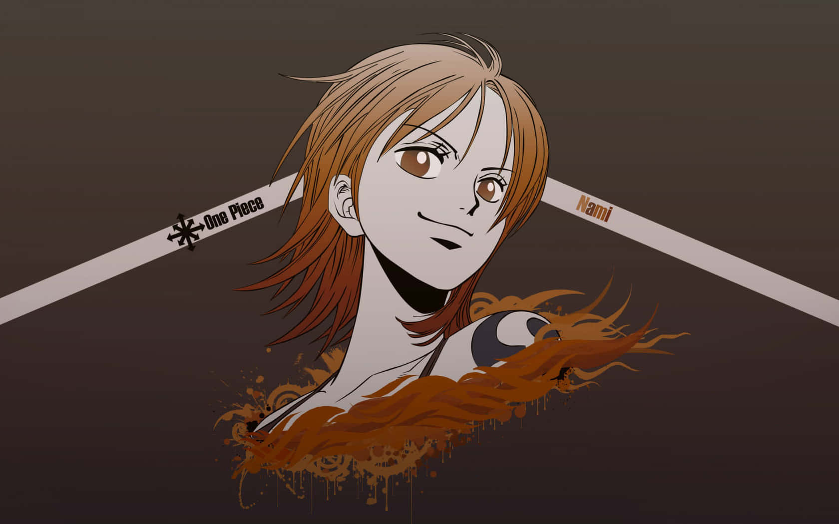 Nami, One Piece, fiery orange hair, HD Desktop Wallpaper