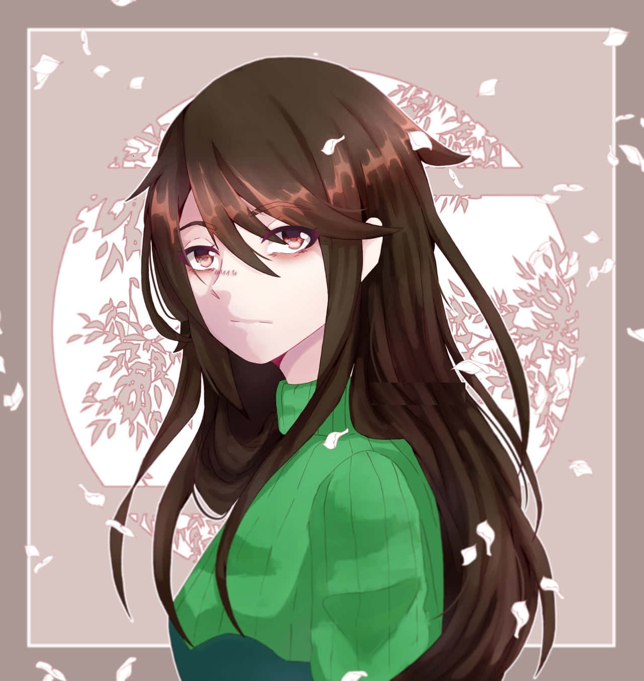 Namie Yagiri, rooftop, cherry blossoms, HD Phone Wallpaper