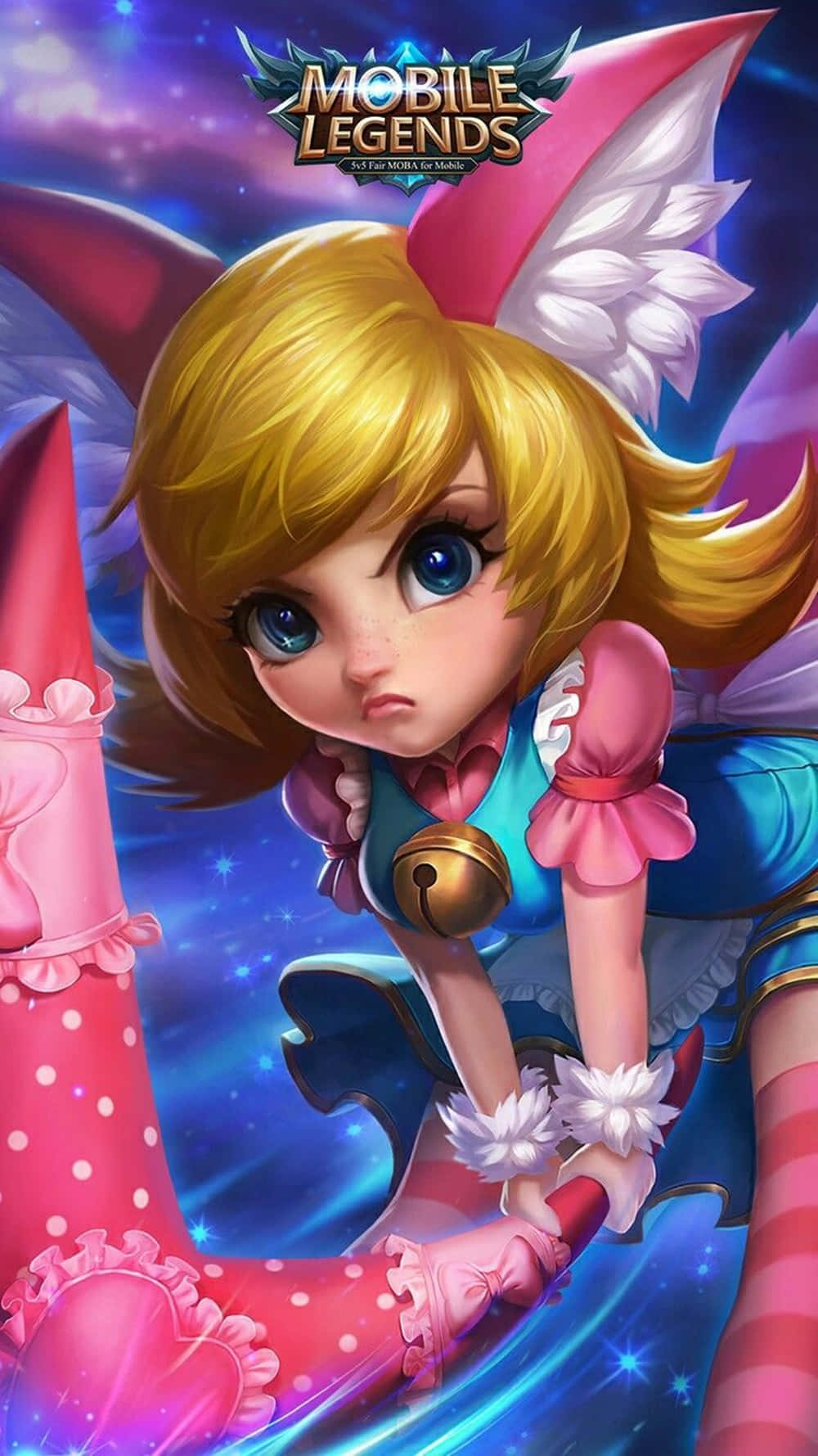 Nana Mobile Legends, old version, blonde hair, HD Phone Wallpaper