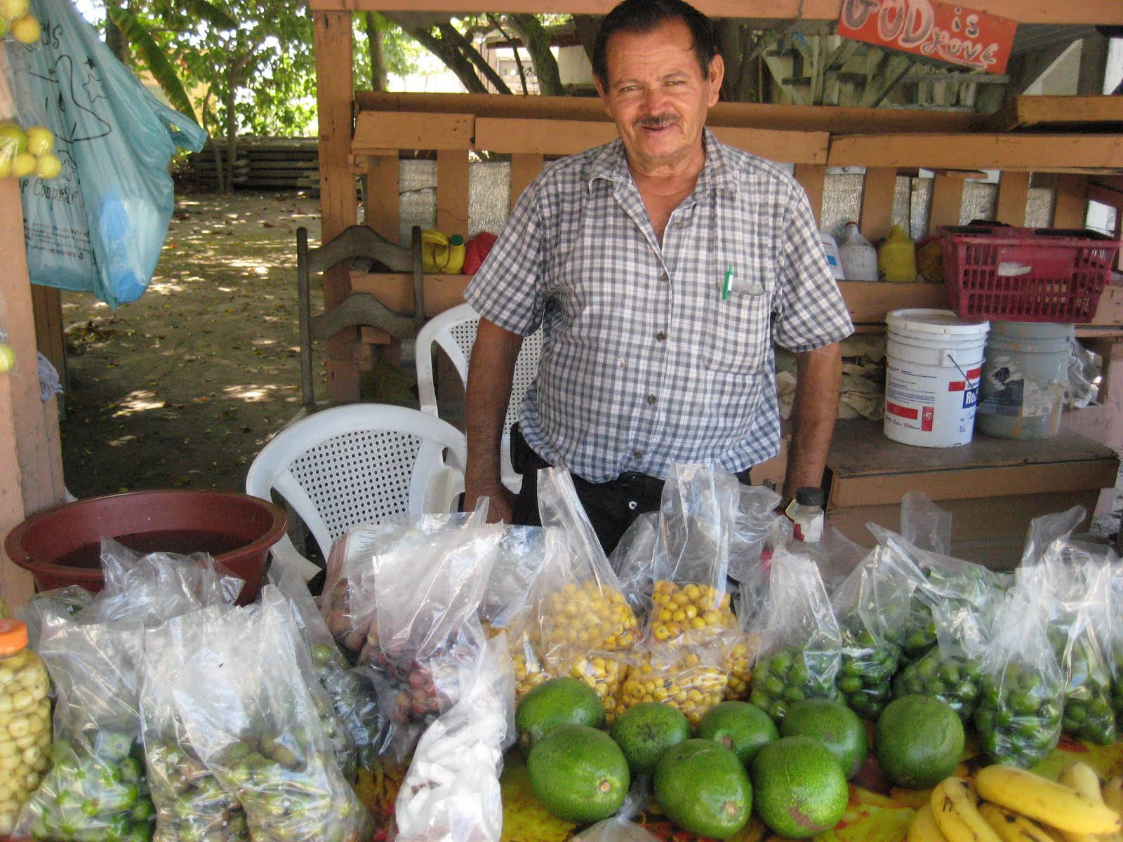 Nance, fruit vendor, tropical fruits, HD Desktop Wallpaper