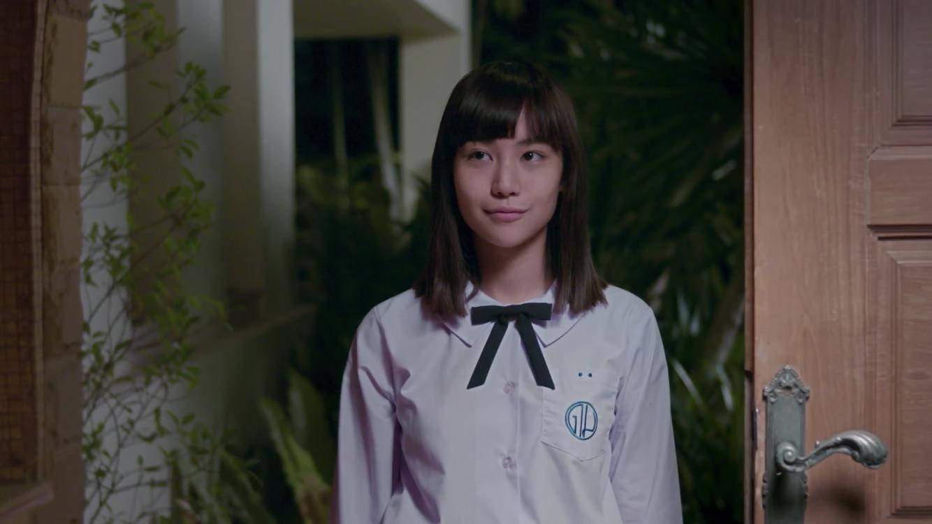Nanno, white school uniform, black bow, HD Desktop Wallpaper