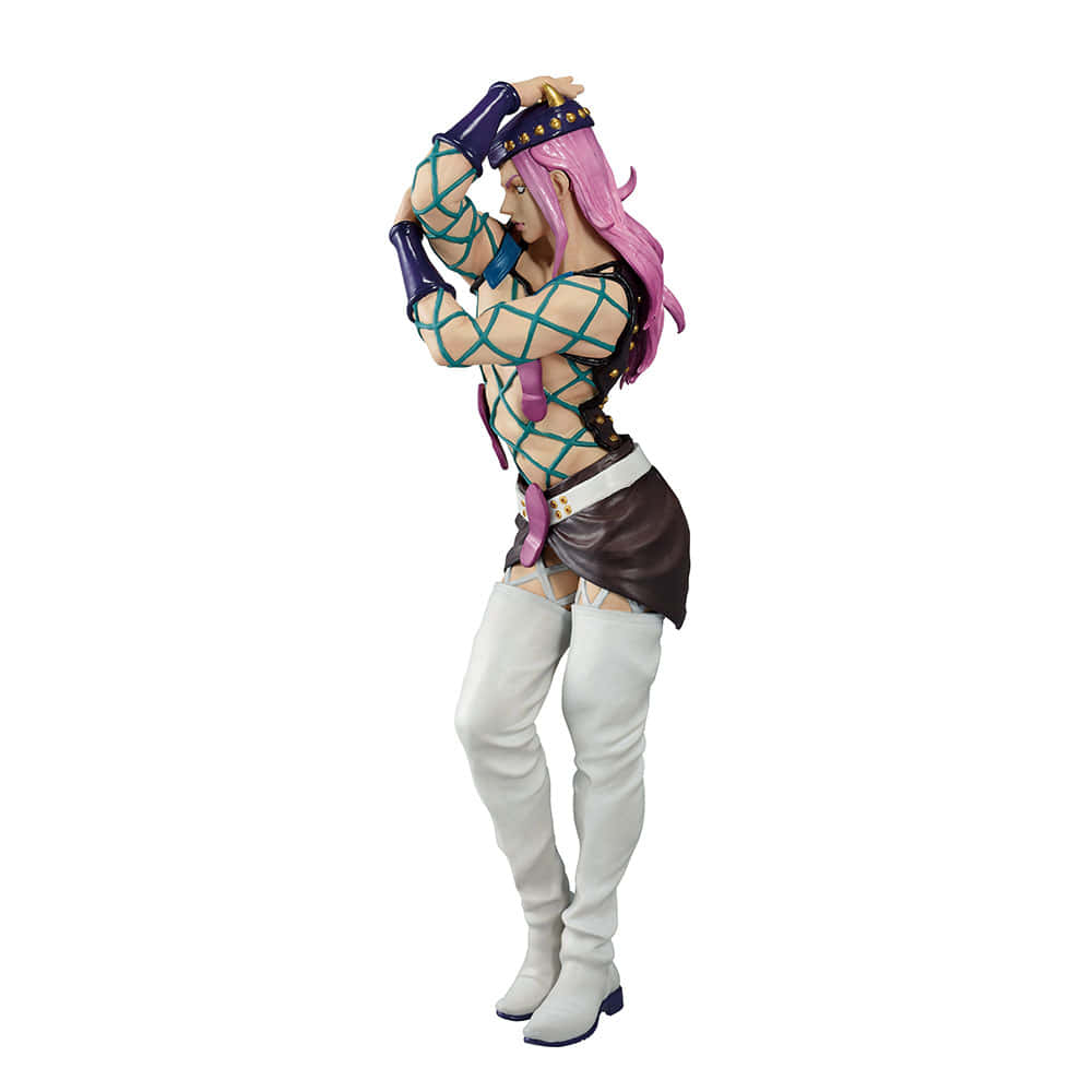 Narciso Anasui, pink hair, teal webbing armor, SD Desktop Wallpaper