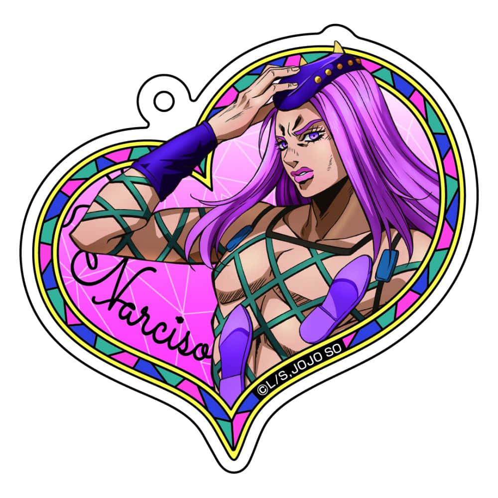 Narciso Anasui, purple hair, crown, SD Desktop Wallpaper