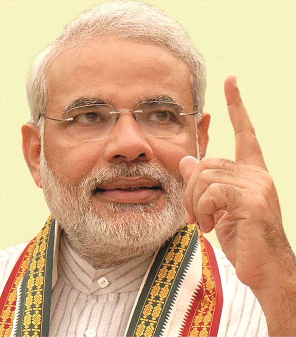 Narendra Modi, red green shawl, traditional attire, SD Phone Wallpaper