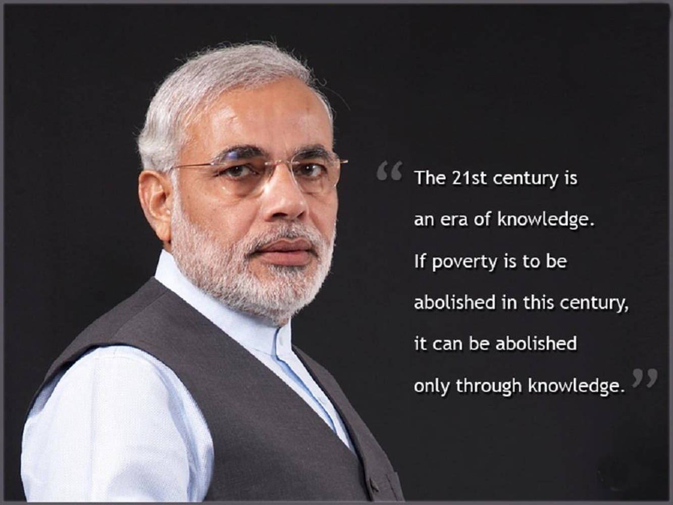Narendra Modi, glasses, beard, HD Desktop Wallpaper