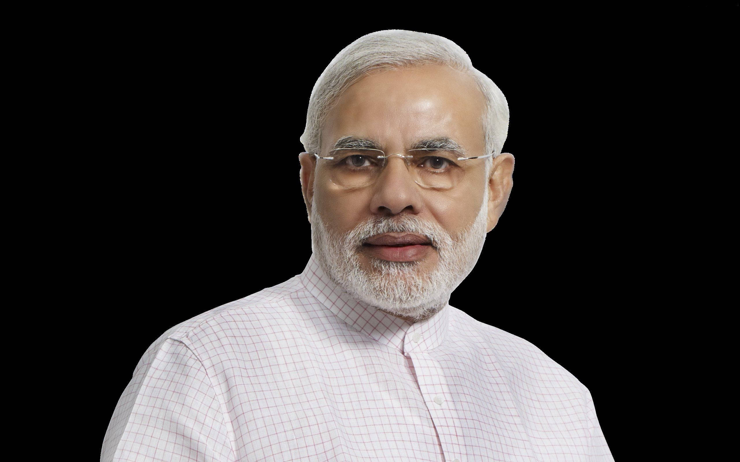 Narendra Modi, white polo, white hair, 2K Desktop Wallpaper