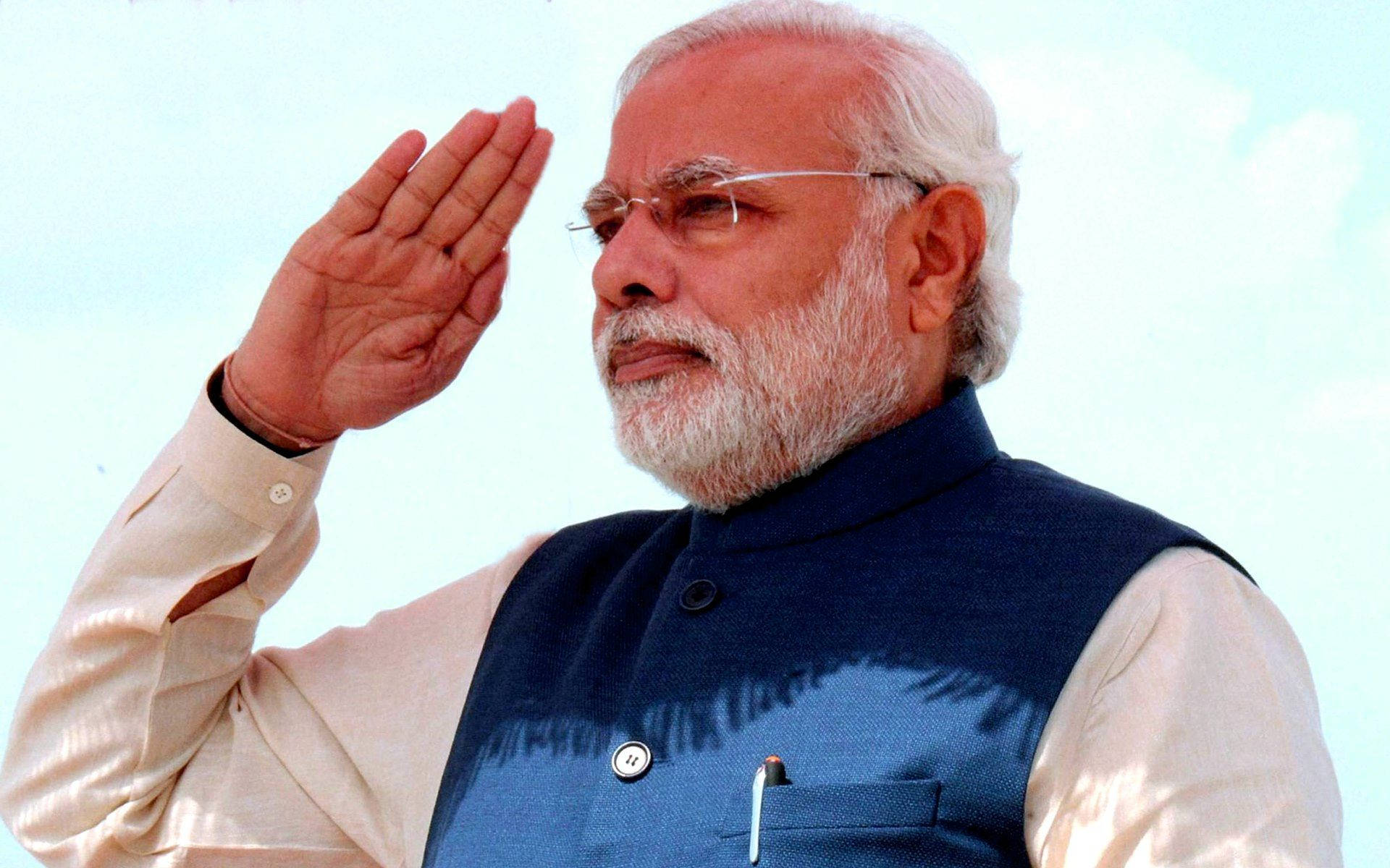 Narendra Modi, white hair, beard, Full HD Desktop Wallpaper