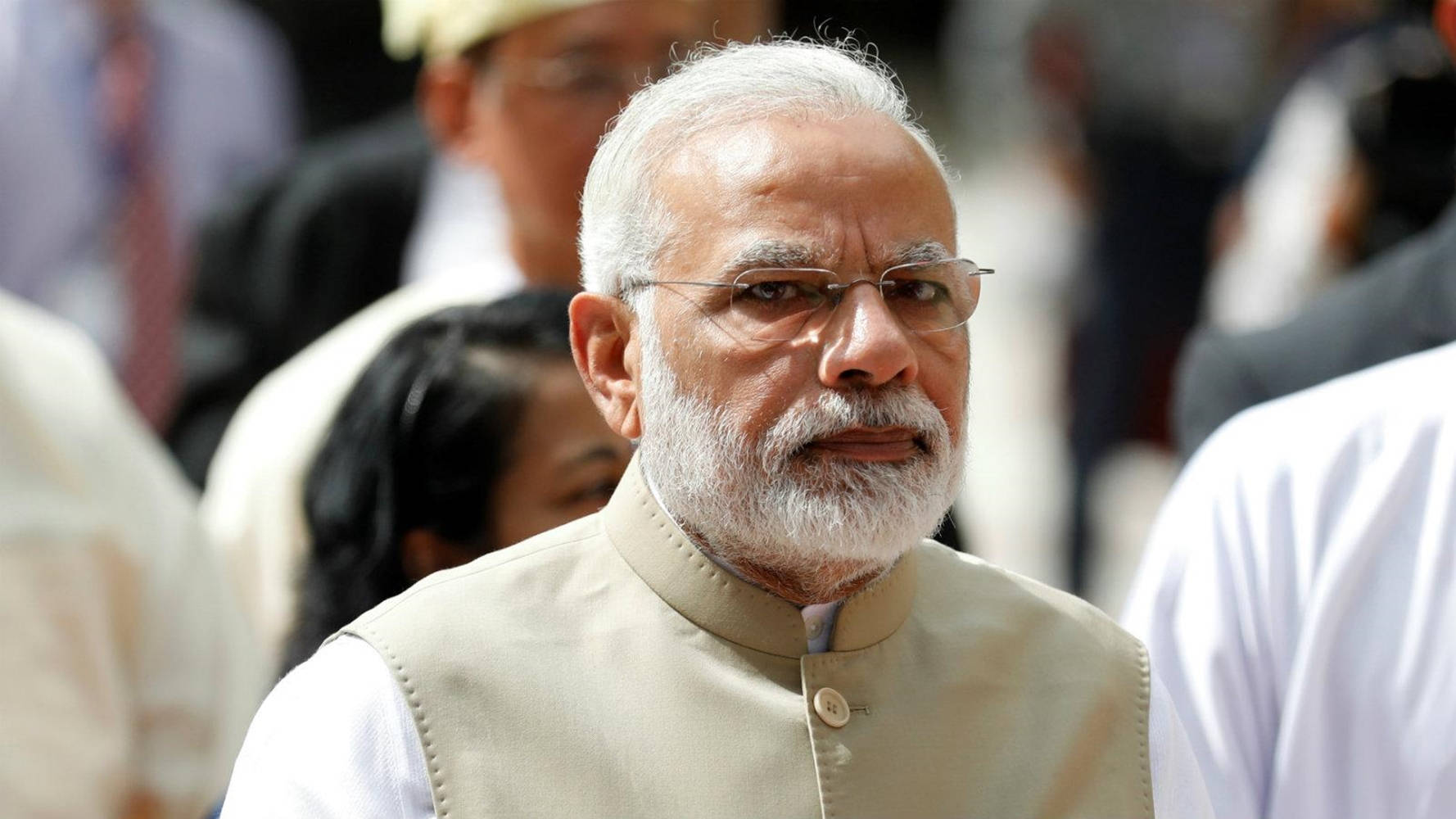 Narendra Modi, white hair, beard, HD Desktop Wallpaper
