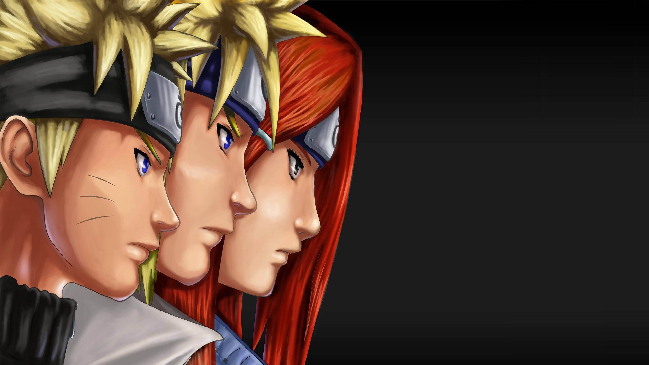 Naruto 3d, spiky hair, headbands, 2K Desktop Wallpaper