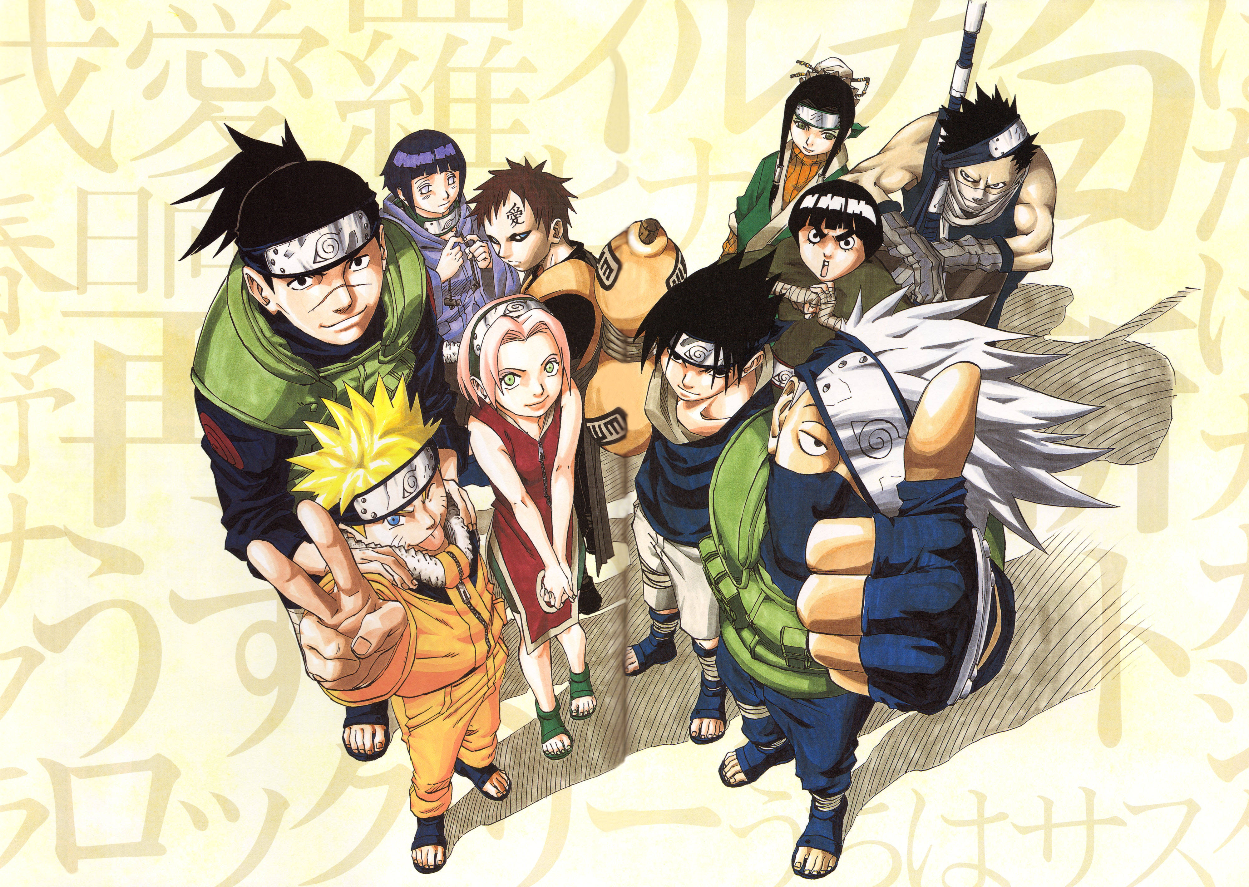Naruto, 4K, ninja characters, 4K Desktop Wallpaper