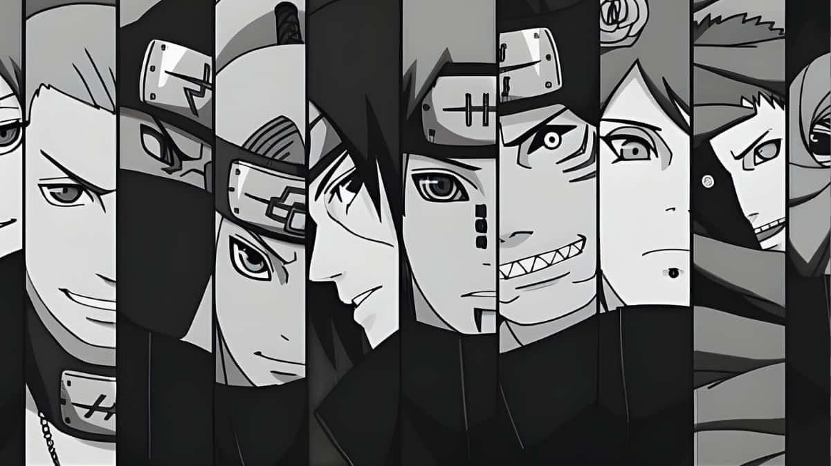 Naruto, anime wallpaper, vertical collage, SD Desktop Wallpaper