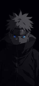 Naruto Character, dark theme, spiky gray hair, SD Phone Wallpaper