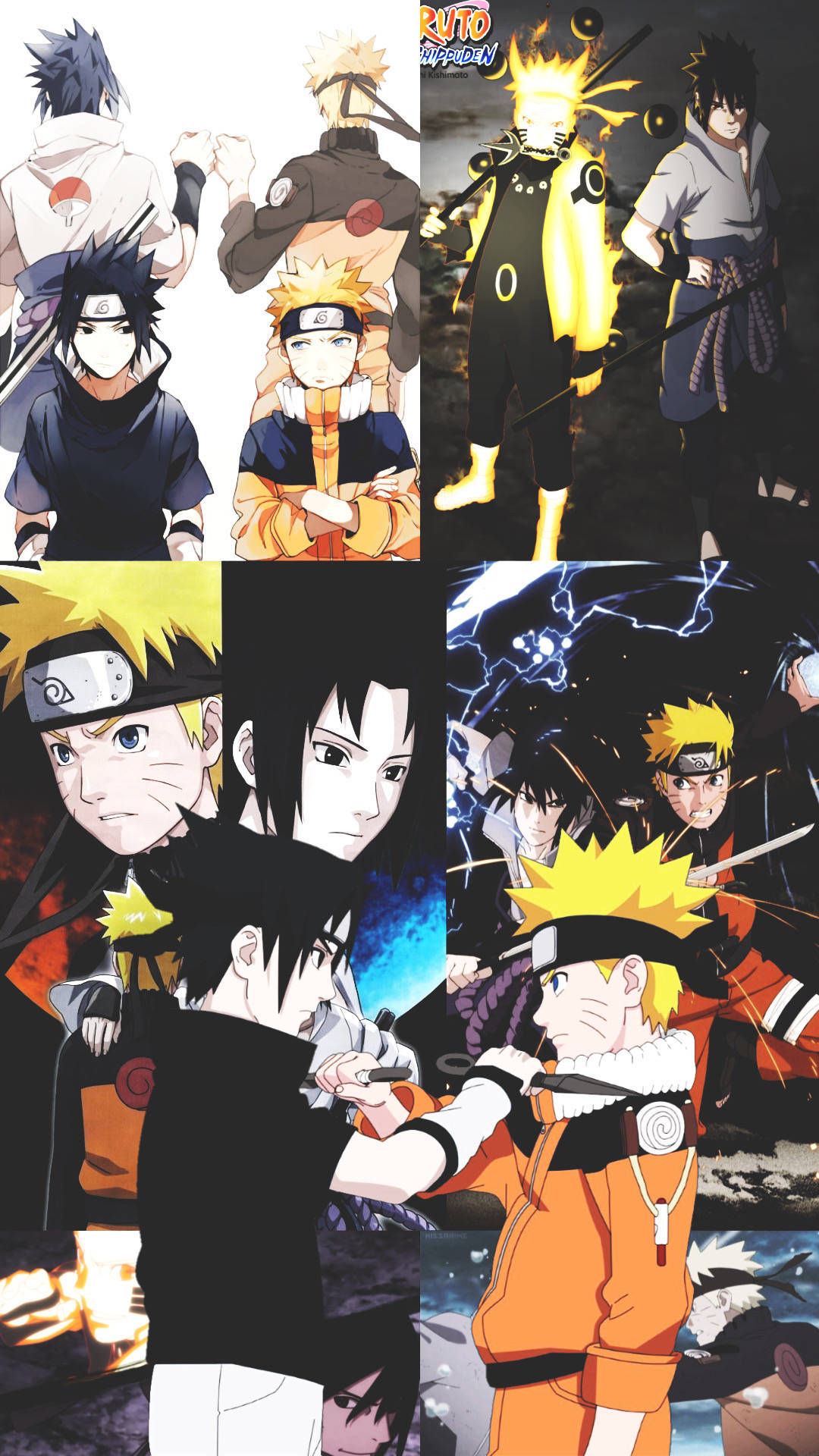 Naruto, Sasuke, chakra, Full HD Phone Wallpaper