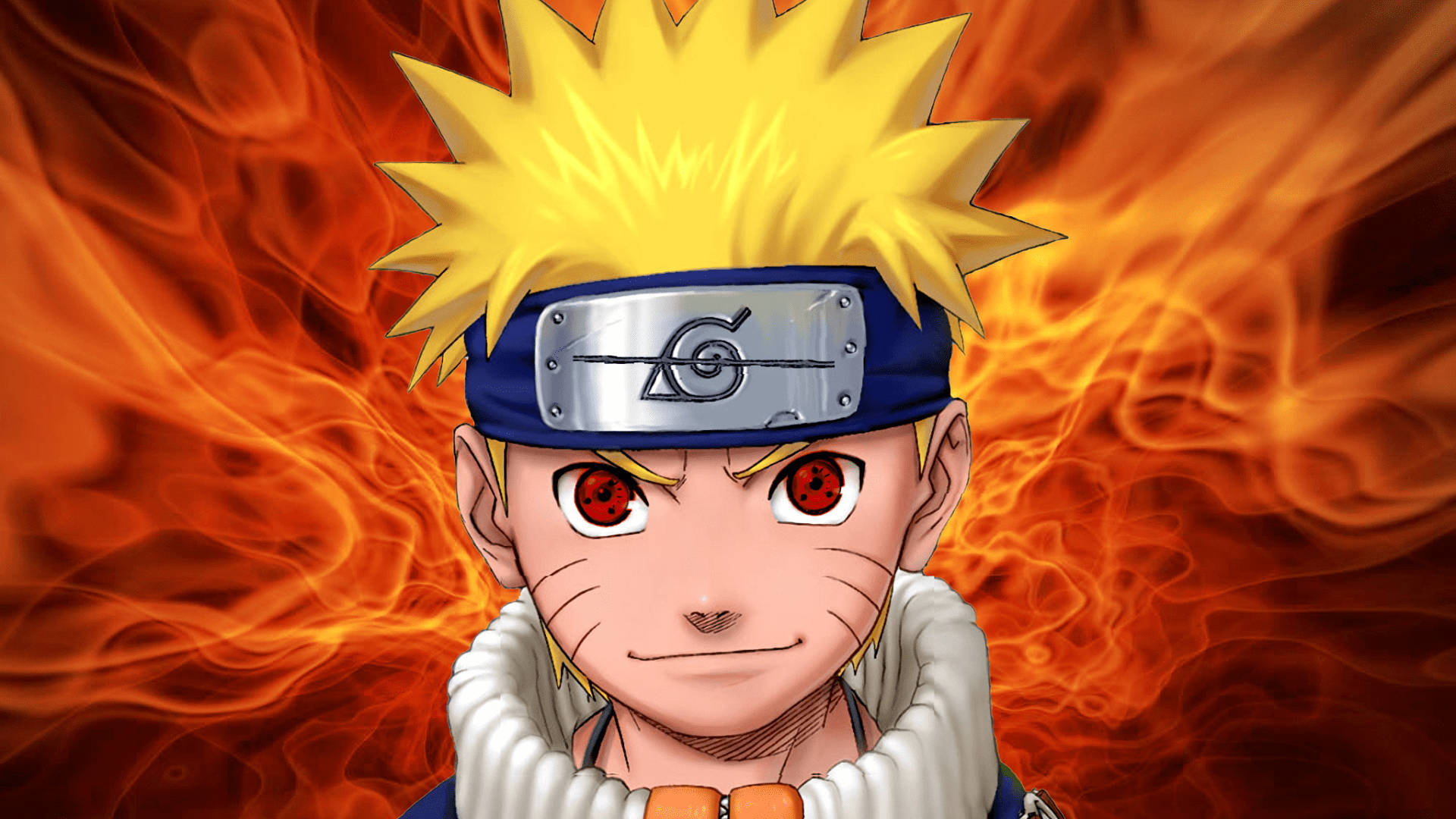 Naruto, Baryon Mode, spiky blonde hair, Full HD Desktop Wallpaper