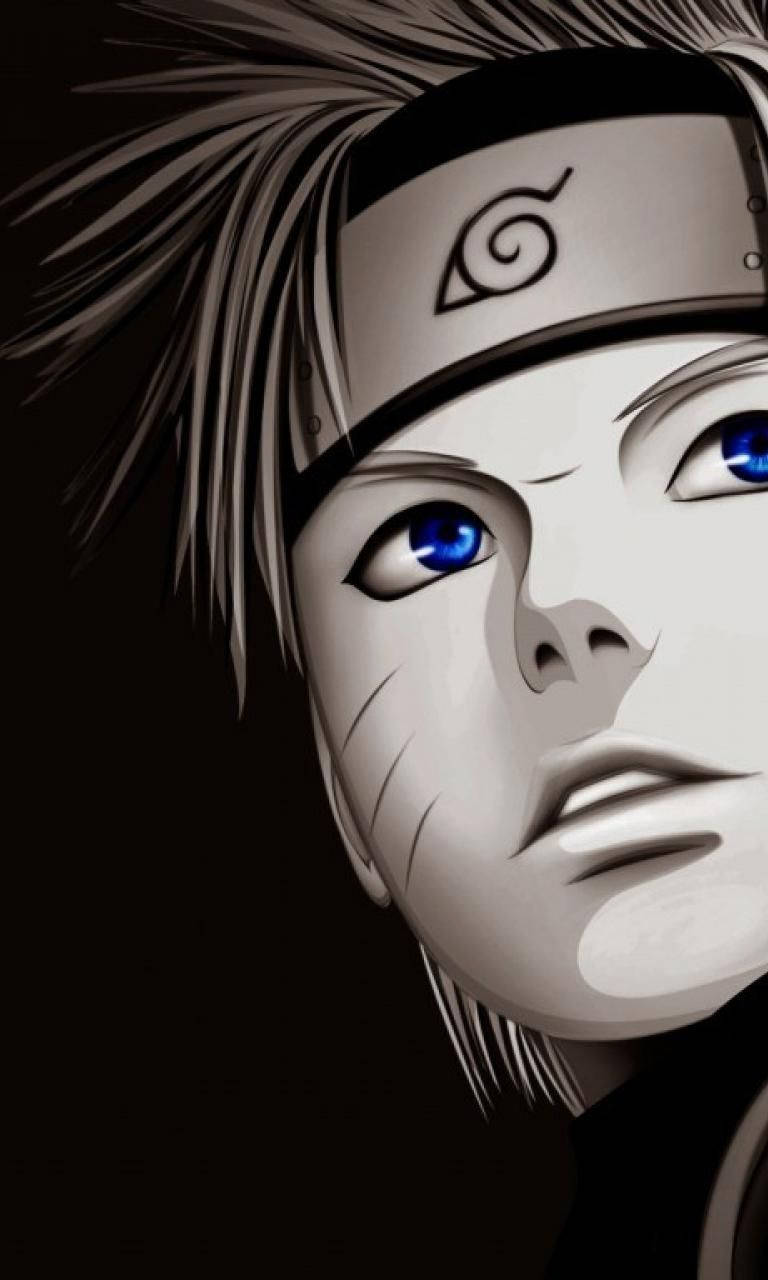 Naruto, blue eyes, spiky hair, HD Phone Wallpaper