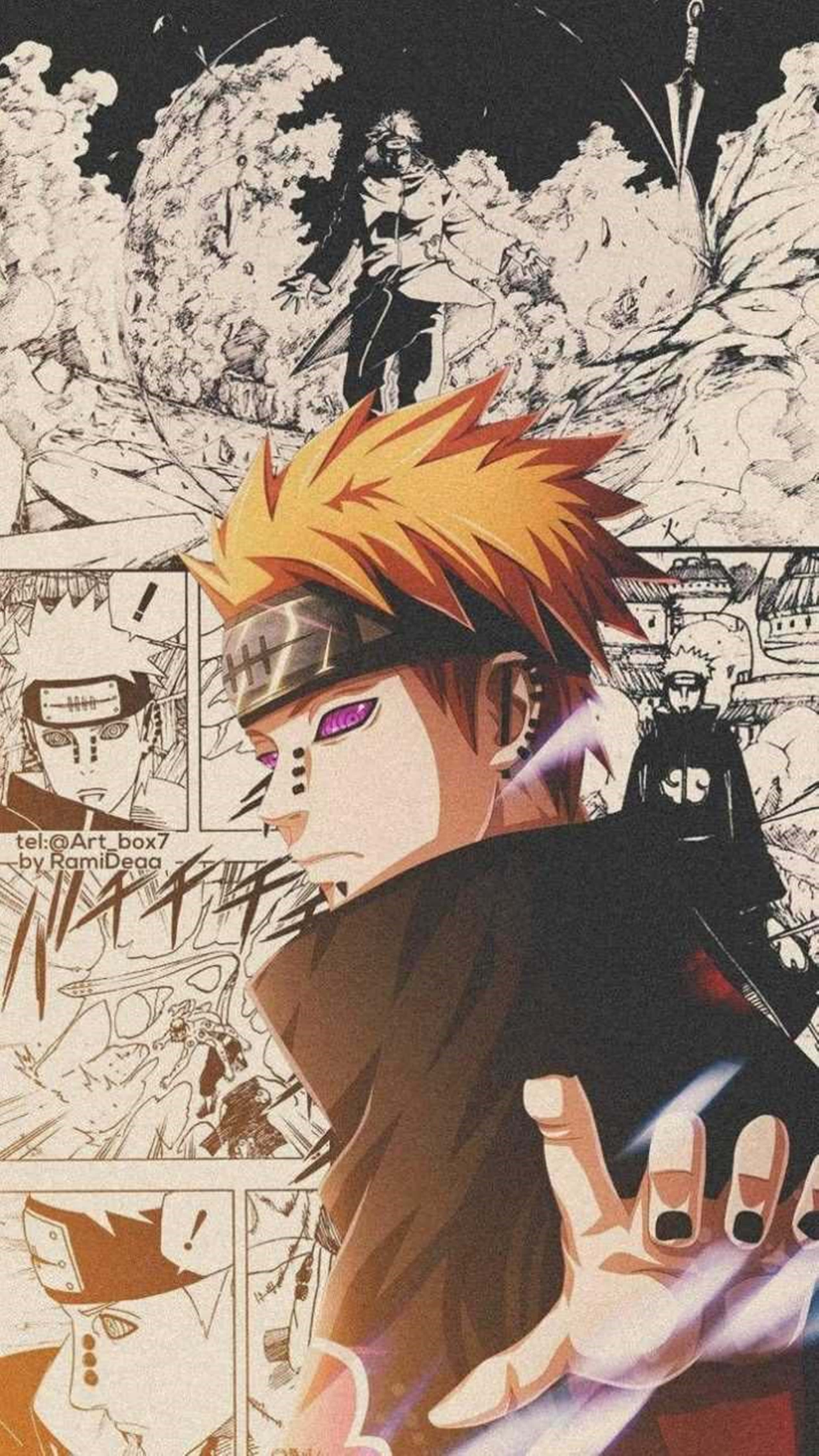 Naruto, 4K, glowing hand, 5K Phone Wallpaper