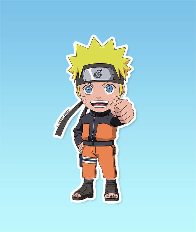 Naruto Chibi, chibi anime character, spiky blonde hair, SD Phone Wallpaper