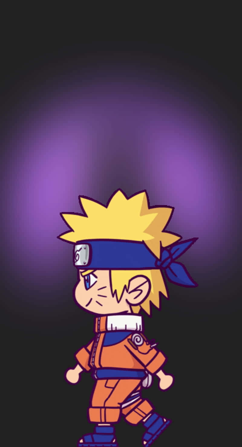 Naruto, chibi Naruto, orange jumpsuit, HD Phone Wallpaper