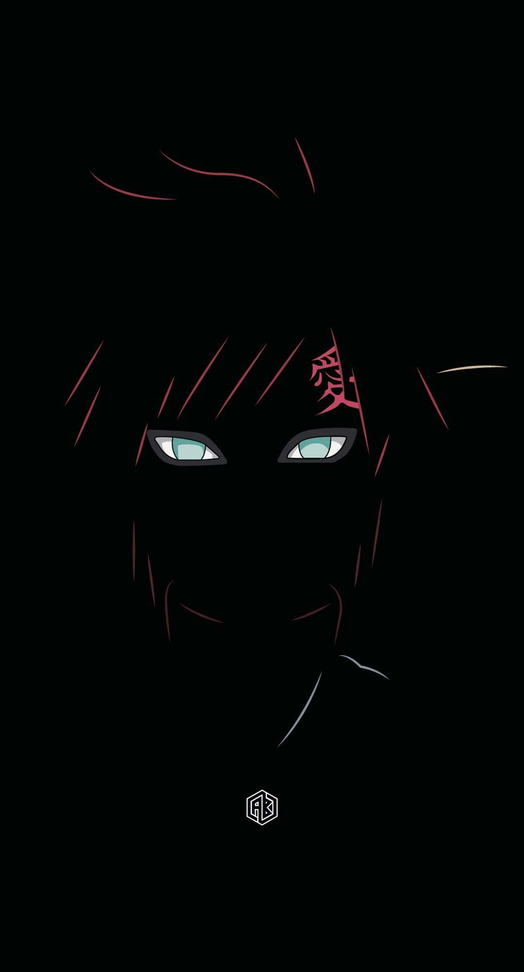 Naruto, cyan eyes, red hair, Full HD Phone Wallpaper
