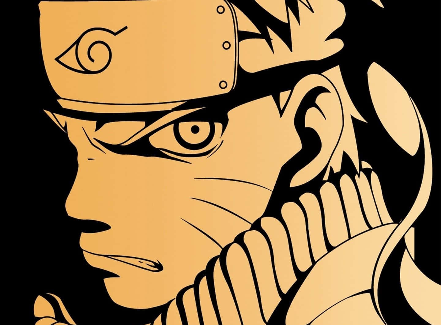 Naruto, anime portrait, profile, HD Desktop Wallpaper