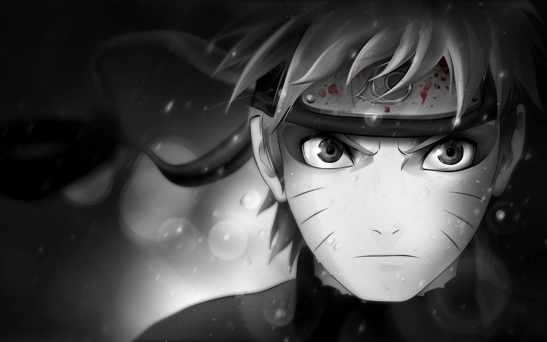 Naruto Final Form, whisker marks, bloodied headband, Full HD Desktop Wallpaper