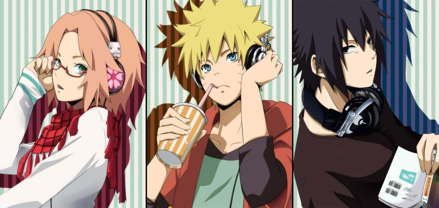 Team 7, Naruto, modern aesthetic, HD Desktop Wallpaper