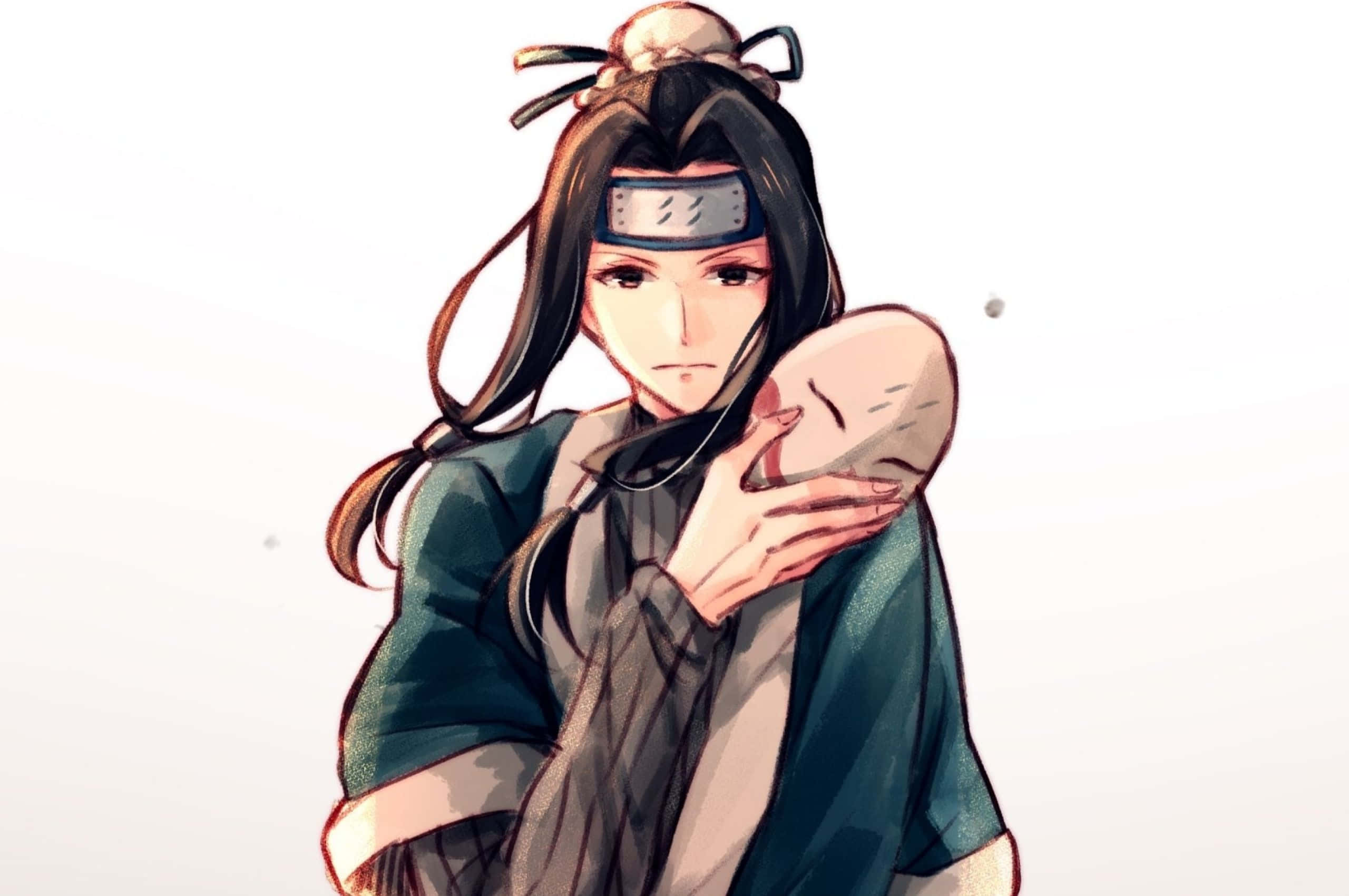 Naruto, Haku, dark hair, 2K Desktop Wallpaper