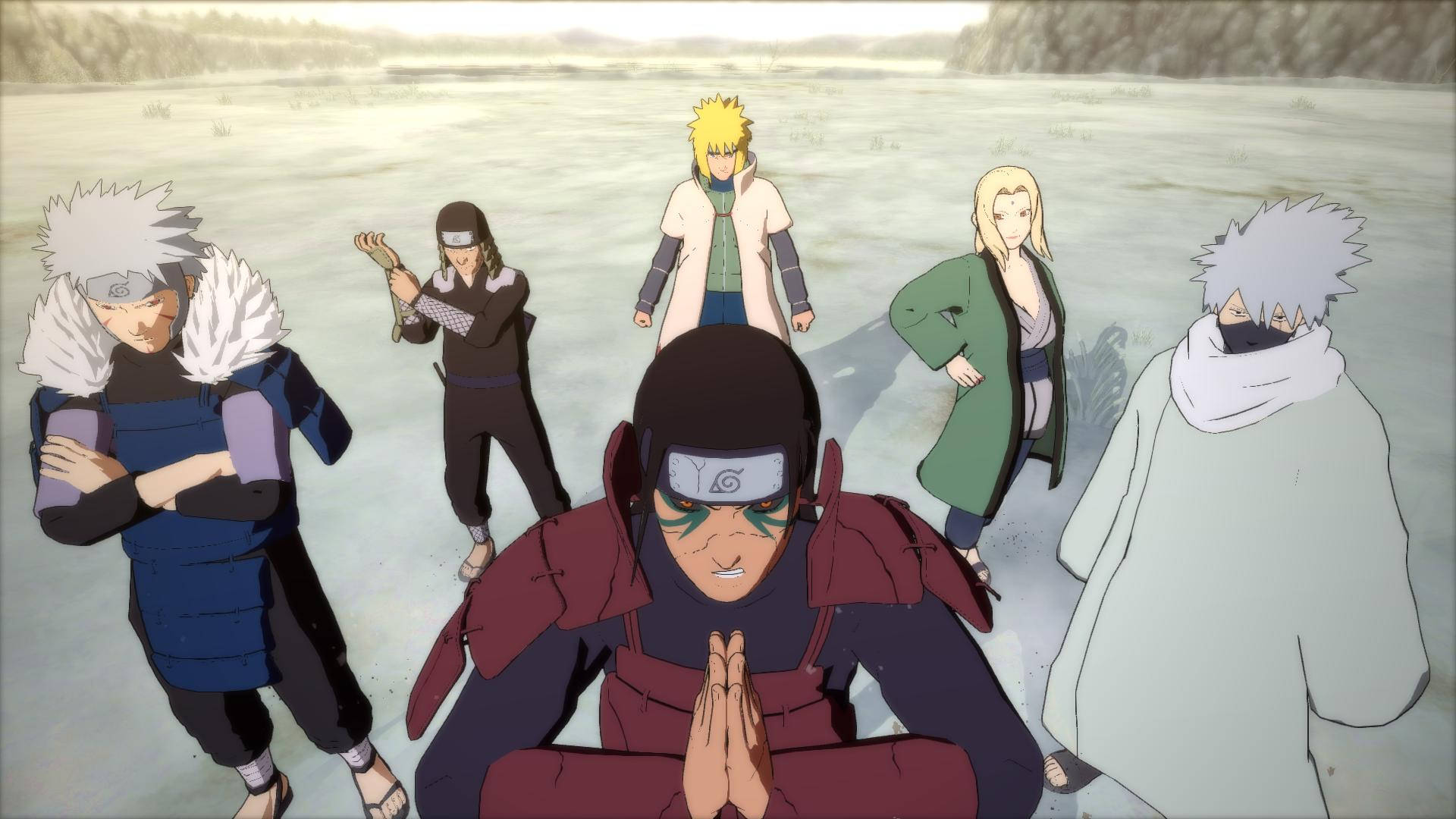 Naruto Hokage, Hidden Leaf Village, anime ninja characters, Full HD Desktop Wallpaper
