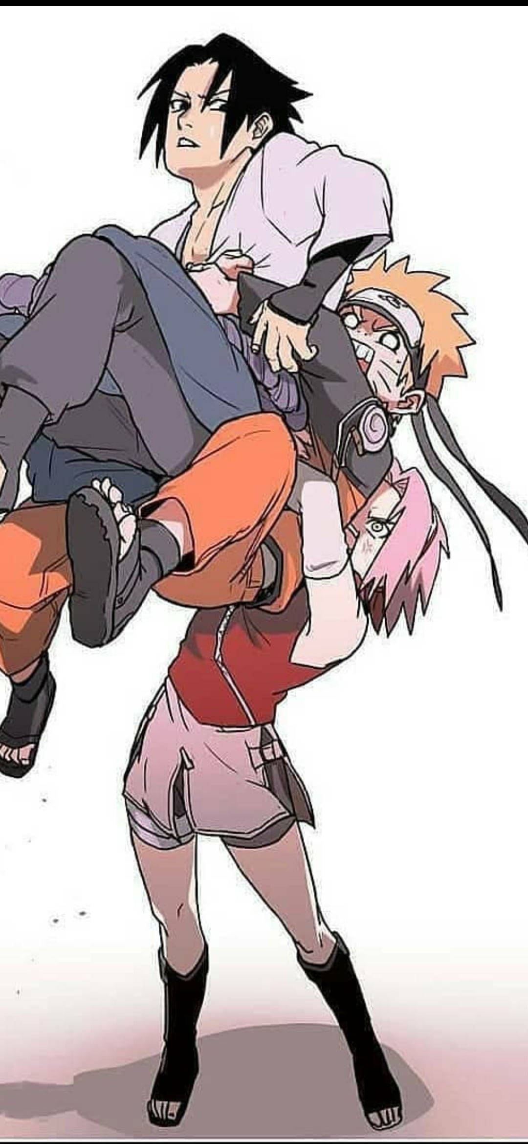 Naruto, iPhone, Team 7, Full HD Phone Wallpaper