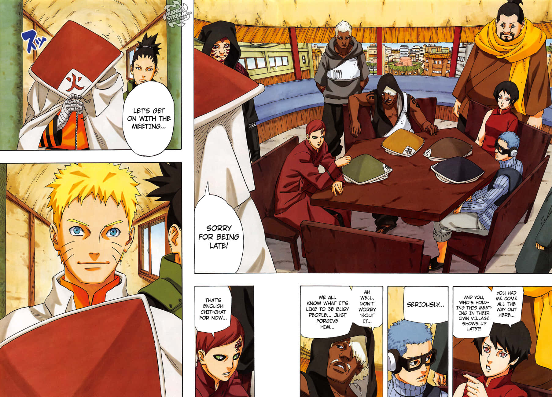 Naruto Kage, wooden table, warmly lit room, HD Desktop Wallpaper