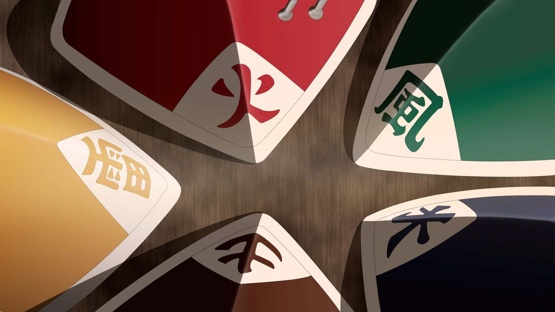 Naruto Kage, mahjong tiles, kanji characters, Full HD Desktop Wallpaper