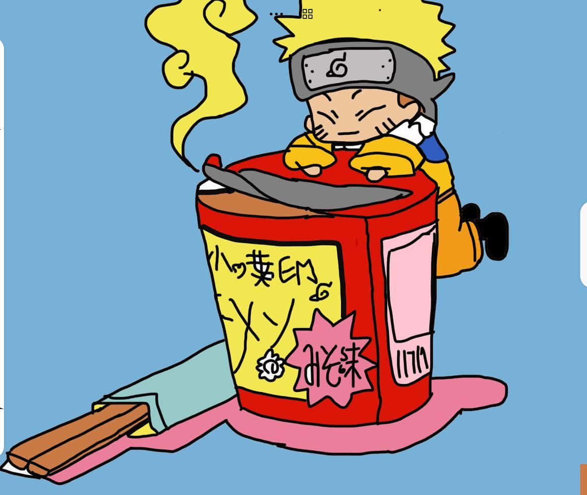 Naruto, chibi anime boy, spiky hair, SD Desktop Wallpaper