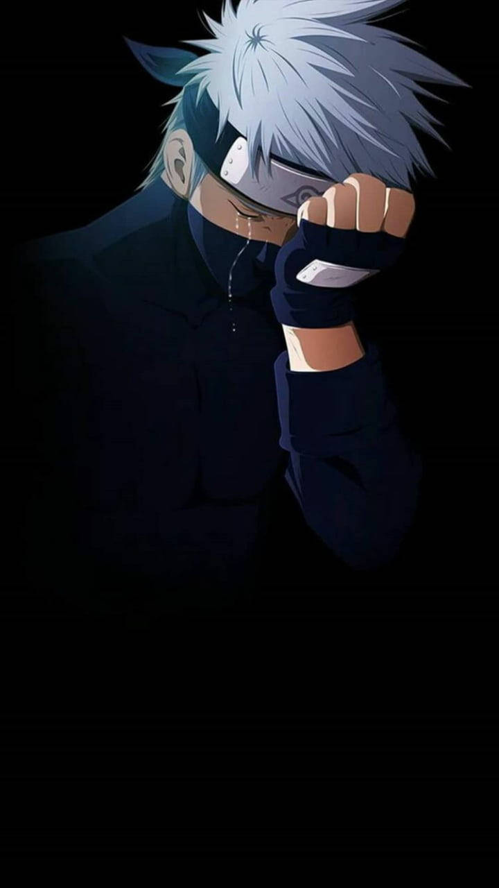 Naruto Kakashi, spiky silver hair, headband, HD Phone Wallpaper