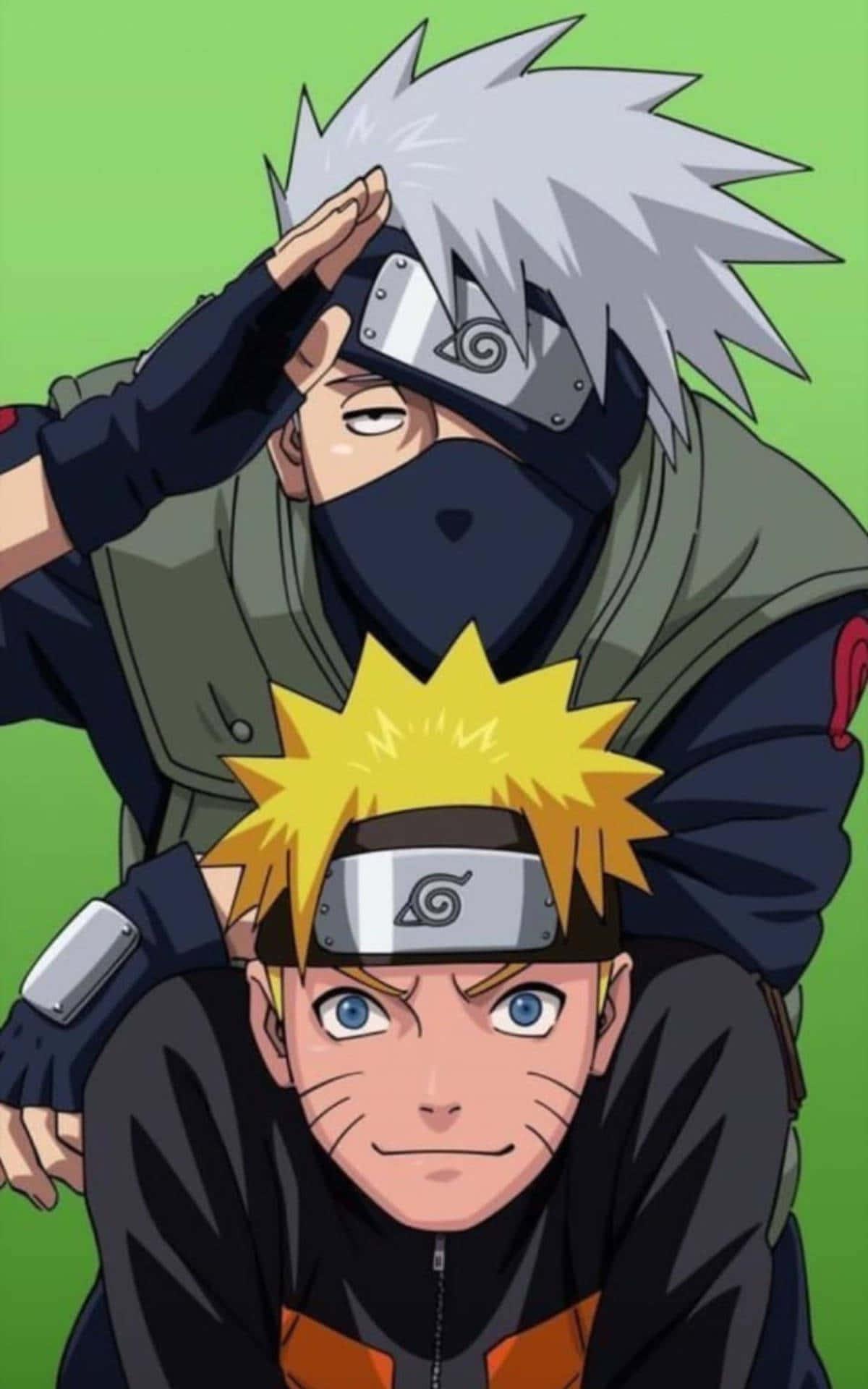 Kakashi, Naruto, spiky white hair, Full HD Phone Wallpaper