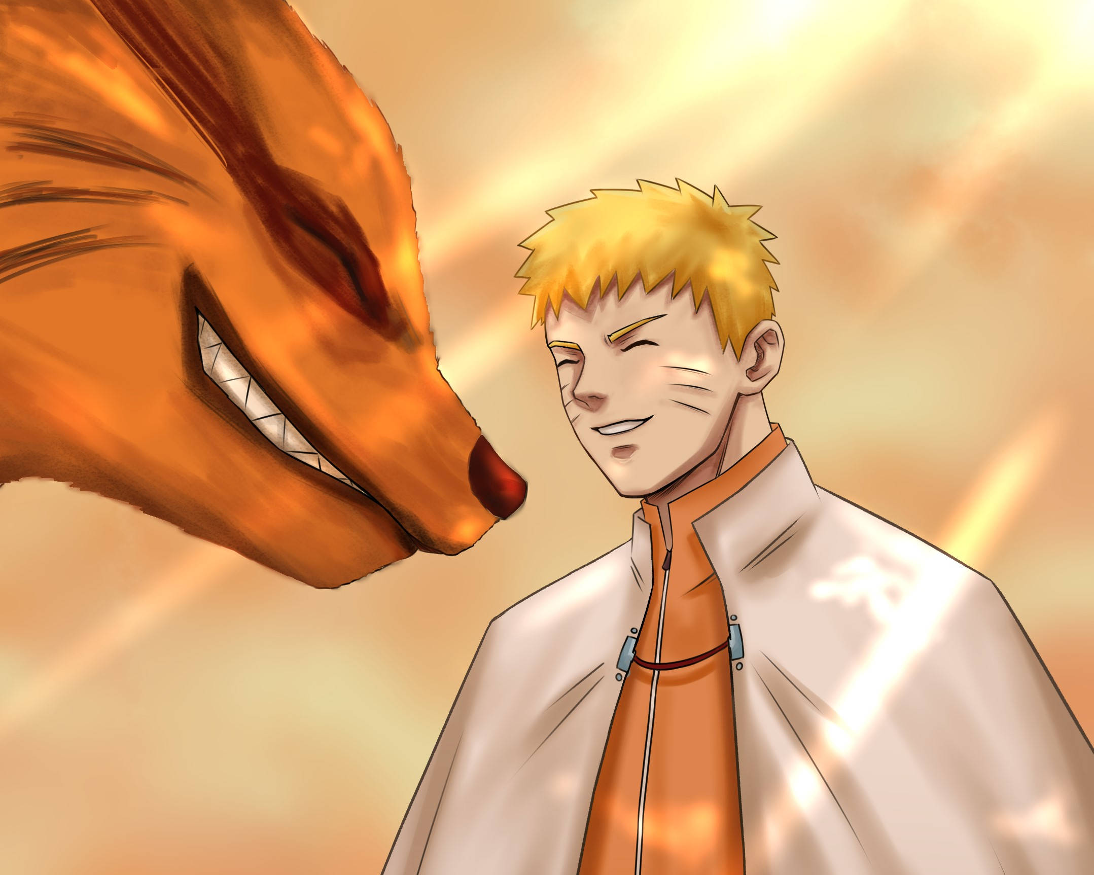 Naruto, Kurama, final form, Full HD Desktop Wallpaper