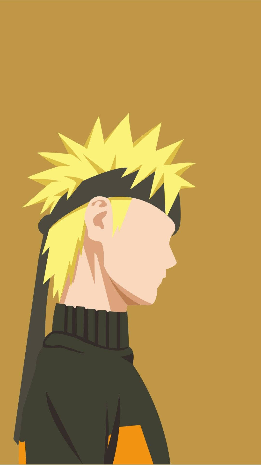 Naruto, spiky blonde hair, black headband, Full HD Phone Wallpaper