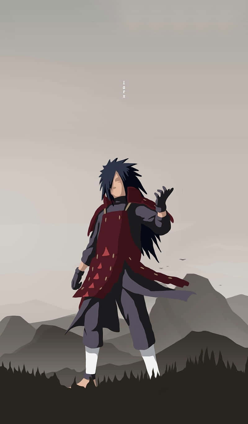 Madara Uchiha, Naruto, spiky black hair, HD Phone Wallpaper