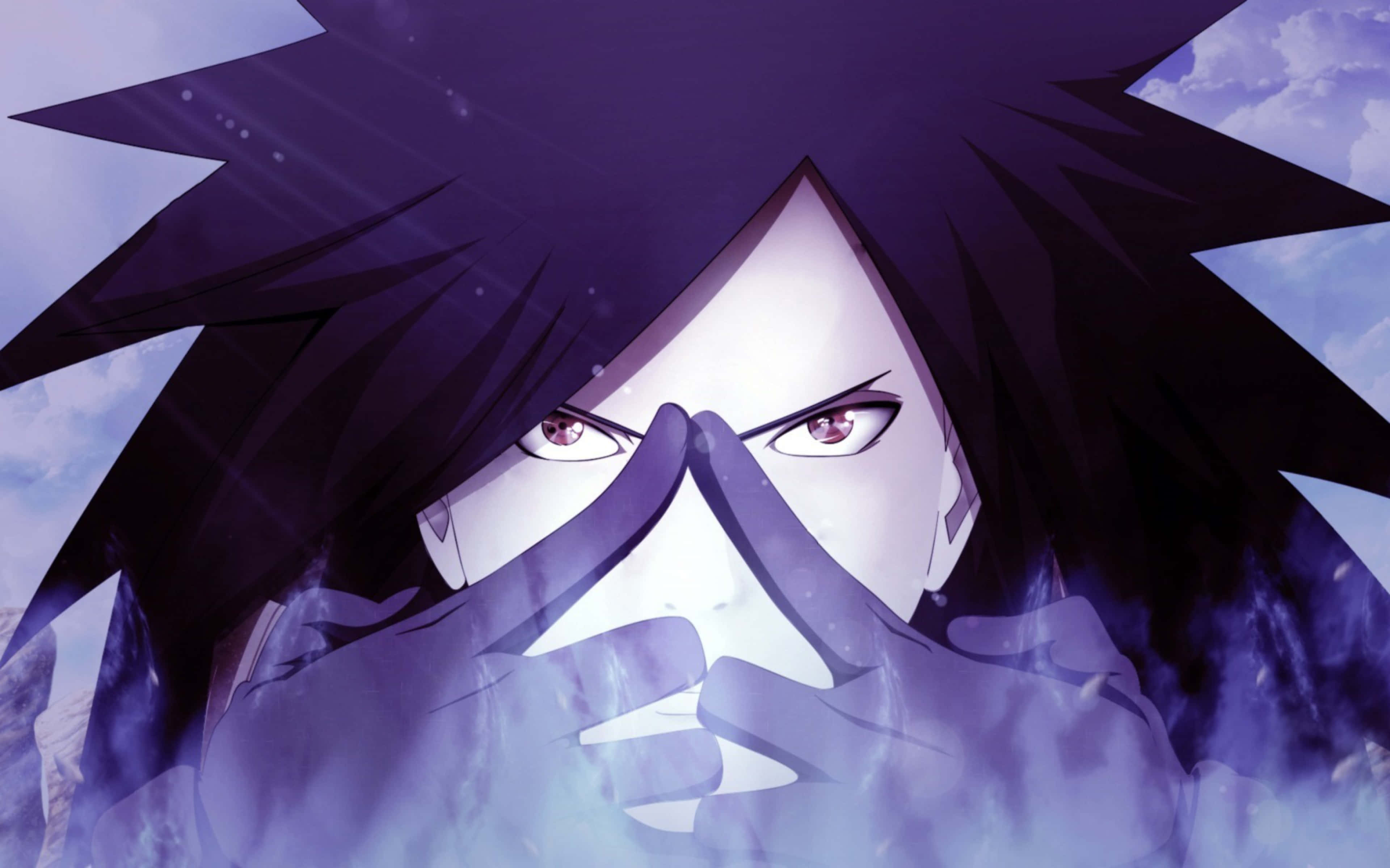 Naruto Madara Uchiha, Madara Uchiha, spiky dark hair, 4K Desktop Wallpaper