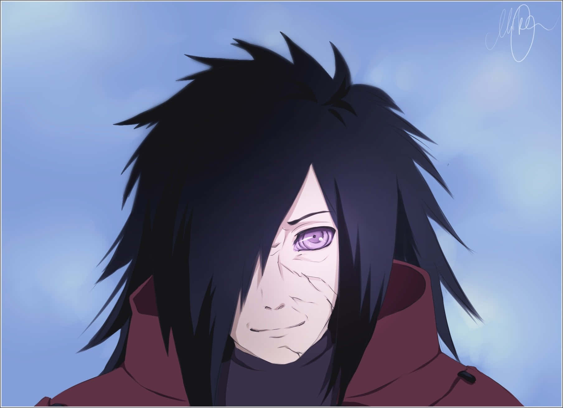 Naruto Madara Uchiha, Madara Uchiha, spiky black hair, HD Desktop Wallpaper