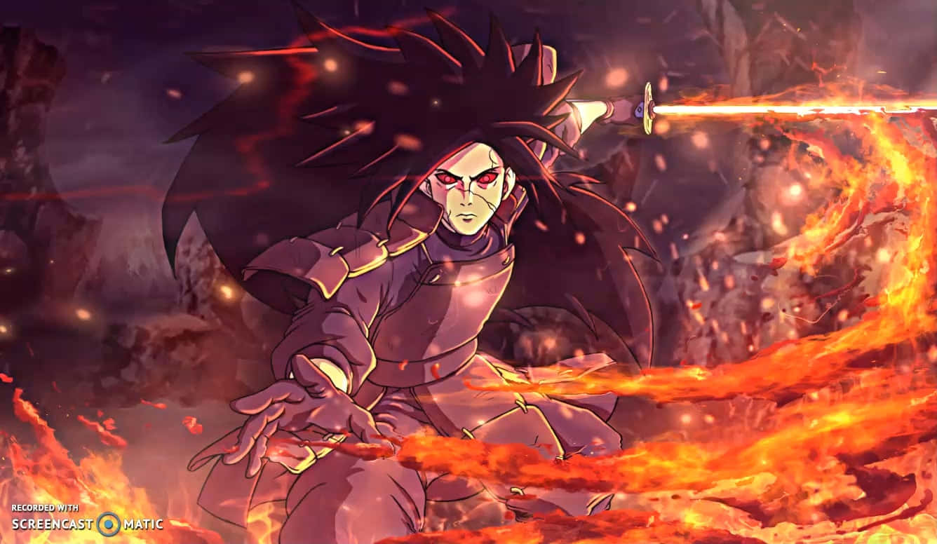 Madara Uchiha, Naruto, spiky black hair, HD Desktop Wallpaper