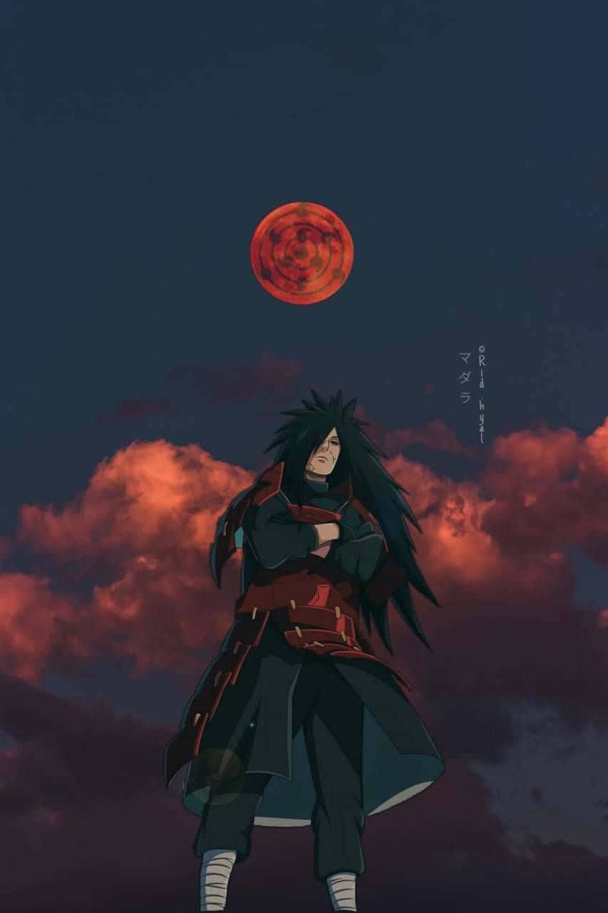 Madara Uchiha, Naruto, twilight sky, HD Phone Wallpaper