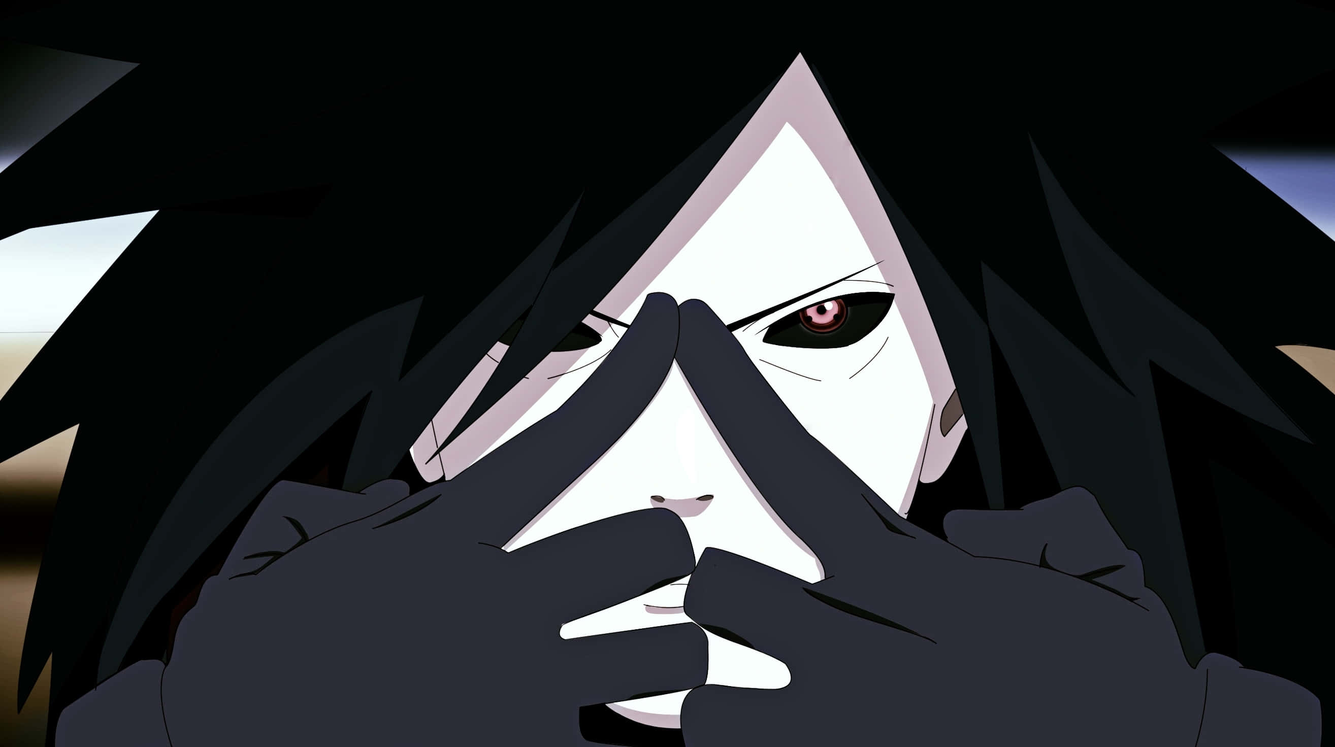 Naruto, Madara Uchiha, black hair, 2K Desktop Wallpaper