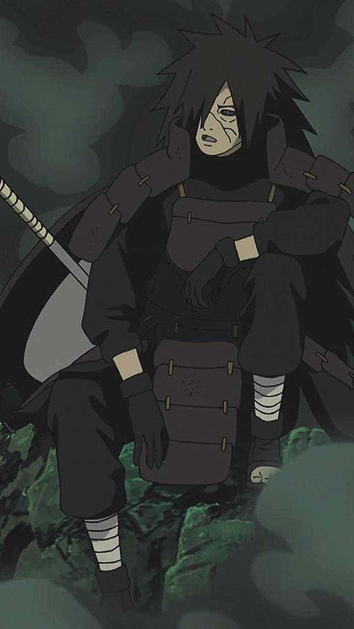 Madara Uchiha, Naruto, anime ninja, HD Phone Wallpaper