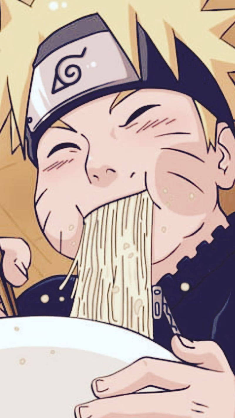 Naruto, ramen, giant bowl of ramen, HD Phone Wallpaper
