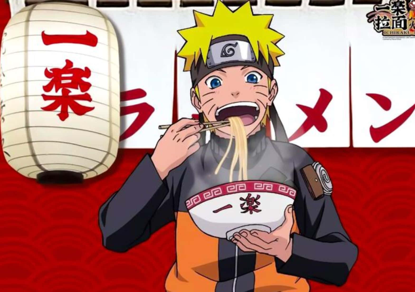Naruto, ramen noodles, red lantern, HD Desktop Wallpaper
