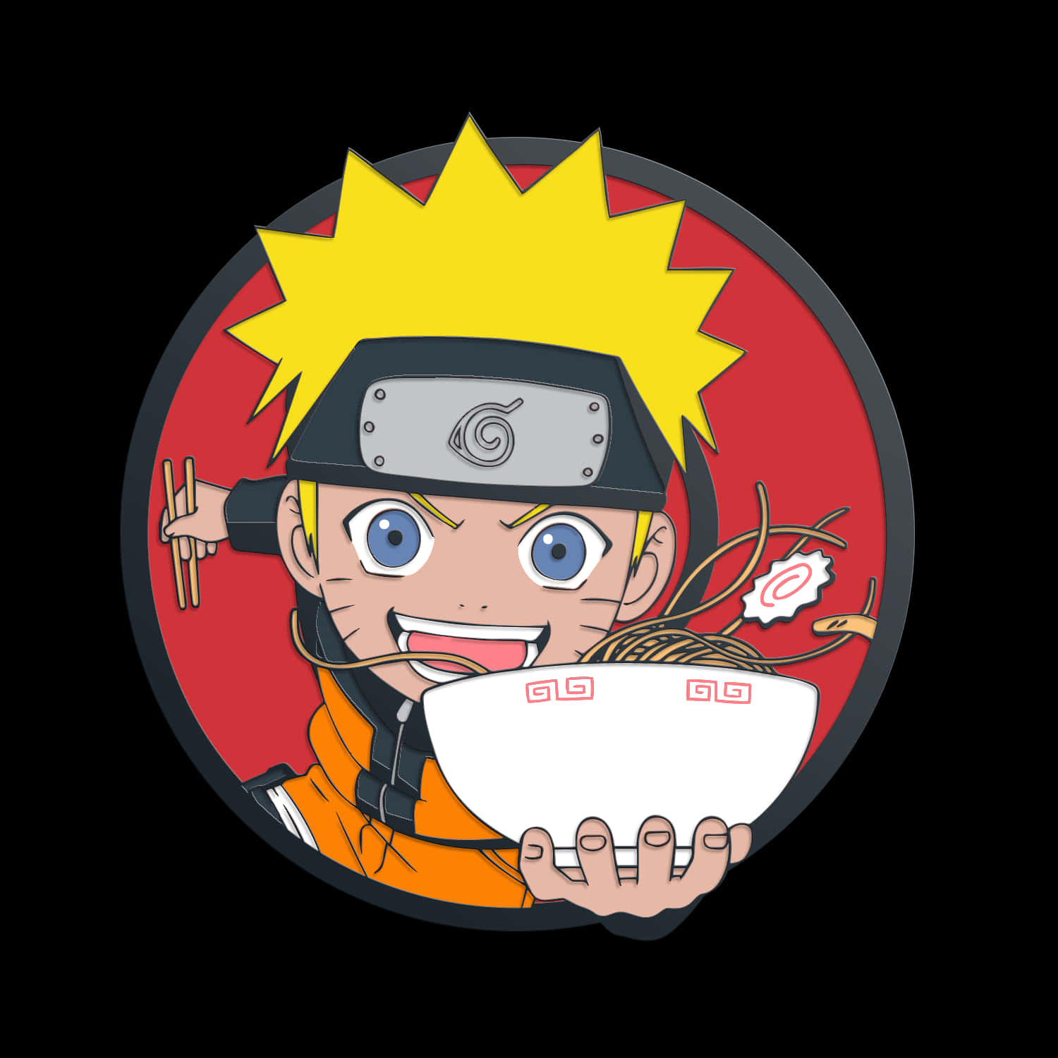 Naruto ramen, spiky yellow hair, orange jacket, HD Desktop Wallpaper