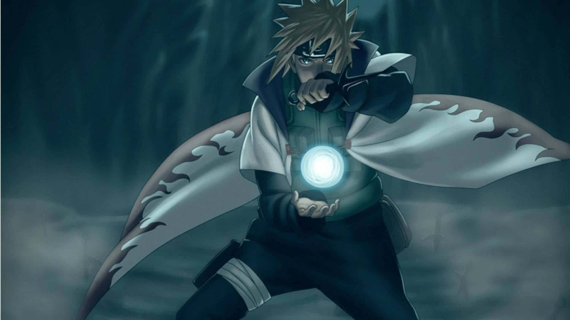 Naruto, Rasengan, glowing blue chakra, Full HD Desktop Wallpaper