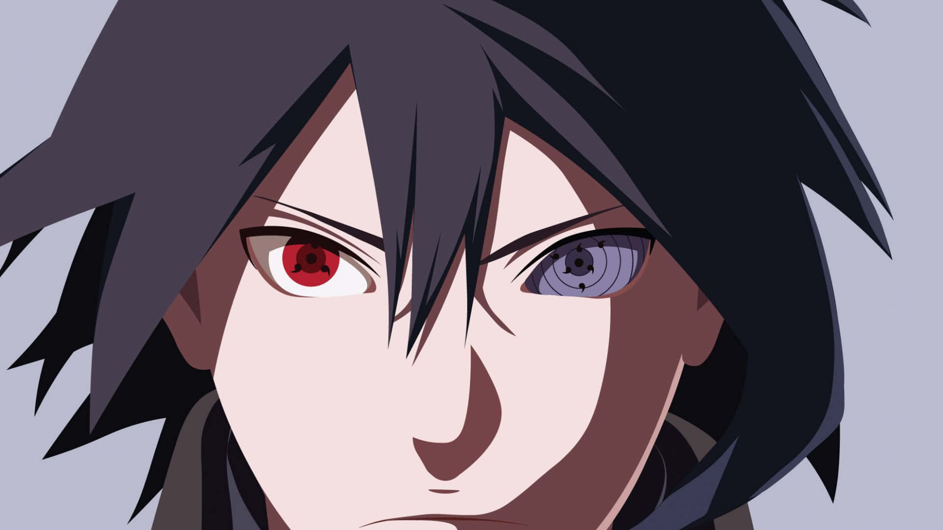 Naruto, anime, red and purple eyes, Full HD Desktop Wallpaper