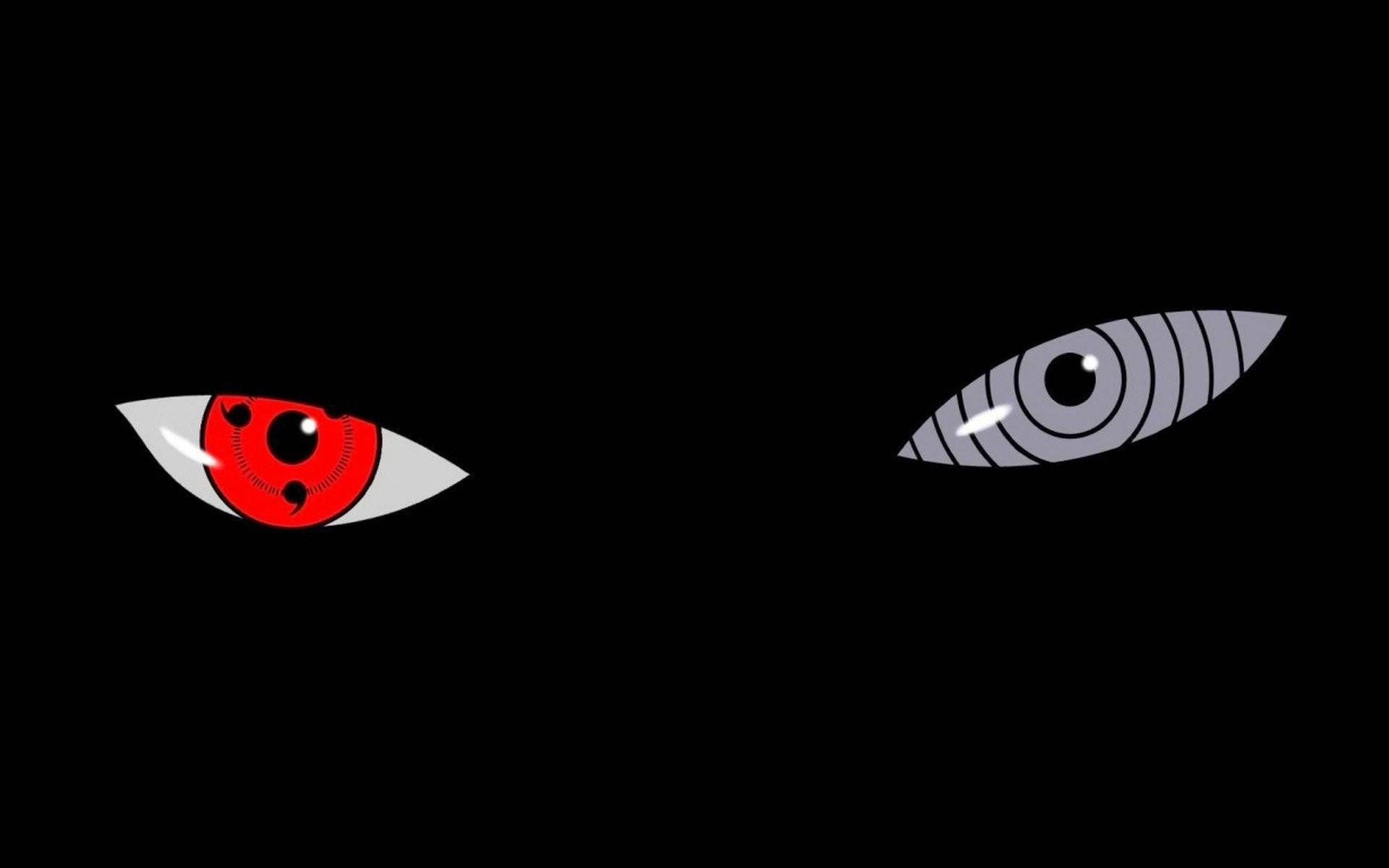 Naruto, red eye, tomoe, Full HD Desktop Wallpaper