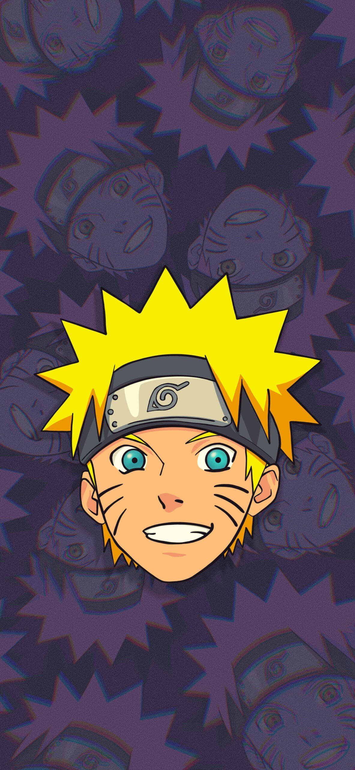 Naruto, spiky yellow hair, blue eyes, 2K Phone Wallpaper